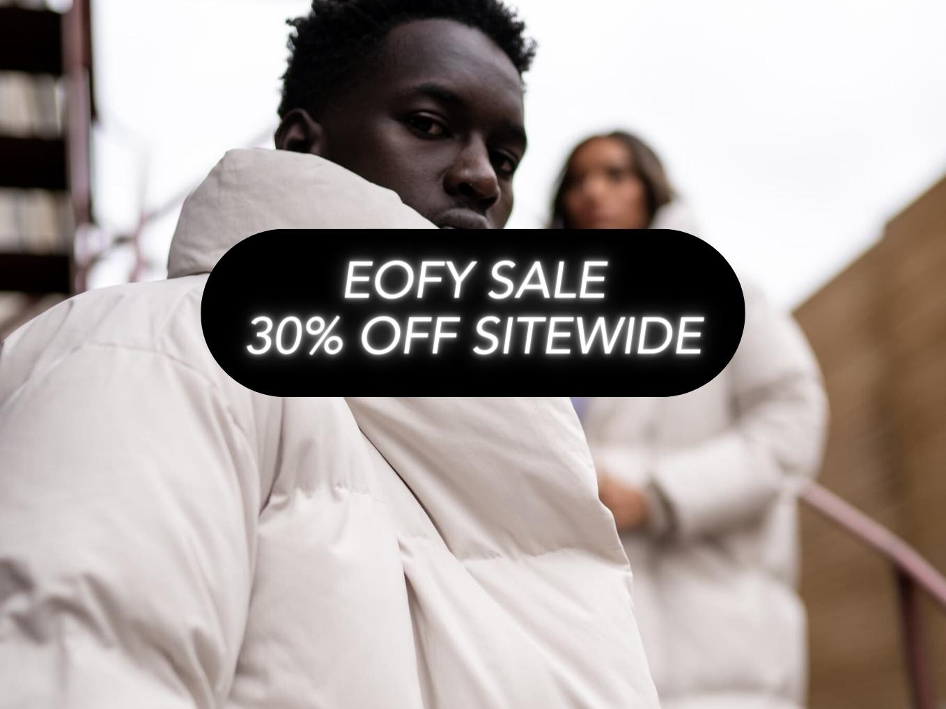 EOFY puffer jackets sale 